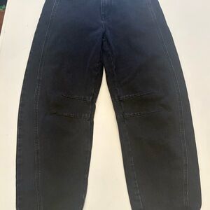 Women’s Black Barrel Jeans